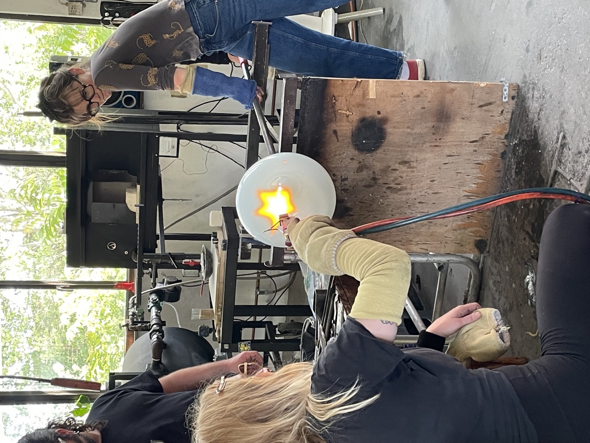 Glass blowing — workshop