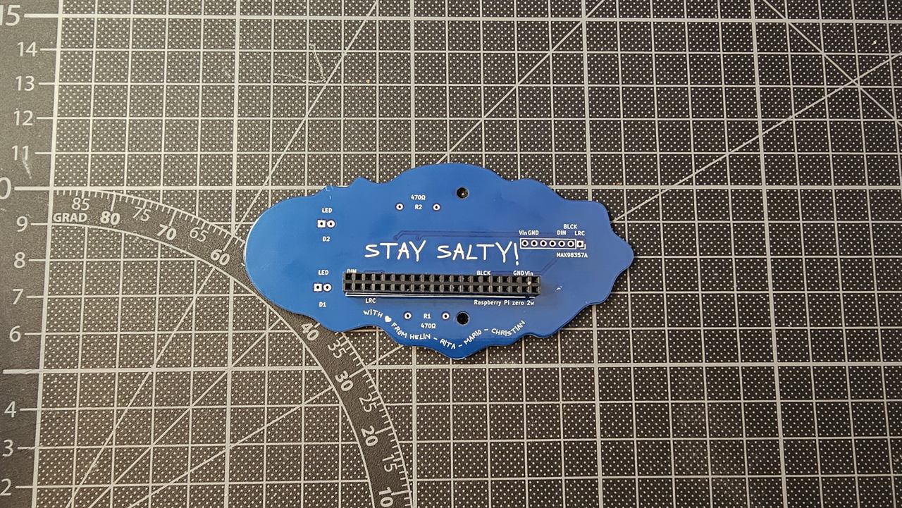 The socket placed on the bottom side